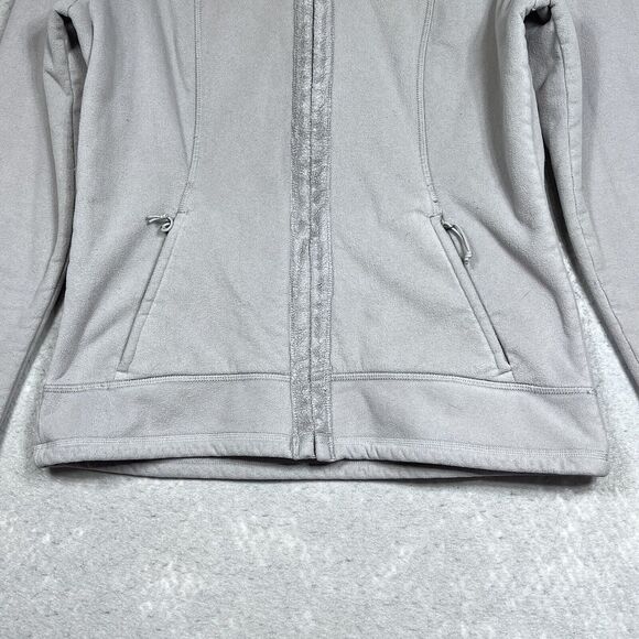The North Face Jacket Womens Medium Gray Coat Never Stop Exploring Fleece Lined - Picture 4 of 12